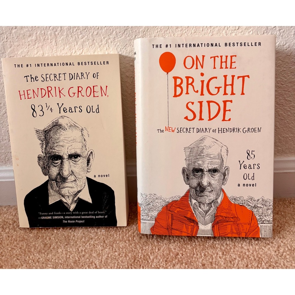 Book Set Hendrik Groen Secret Diary 83 1/4 Years Old & On the Bright Side